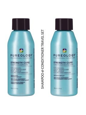 Pureology Strength Cure Travel 2 Piece Set Shampoo Conditioner 1.7oz NWT